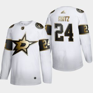 Herren Dallas Stars Eishockey Trikot Roope Hintz #24 Golden Edition Weiß Authentic